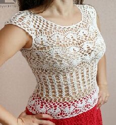 Aprende a tejer bella blusa de crochet