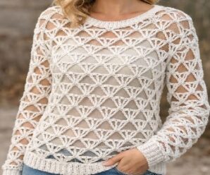 Como tejer una preciosa blusa crochet