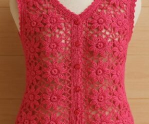 Como tejer bella blusa top crochet