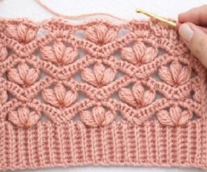 Aprende a tejer lindo patron de crochet