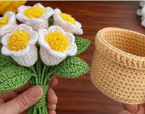 Como tejer hermosas flores de crochet