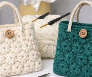 Aprende a tejer lindo bolso de crochet