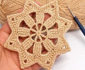 Como tejer lindo cuadrito de crochet
