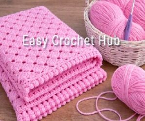 Como tejer patron para mantita crochet