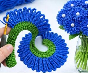 Como tejer hermosa flor a crochet