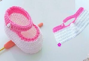 Como tejer lindas pantuflas para bebes