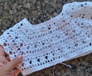 Como tejer canesu a crochet