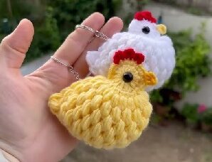 Como tejer gallinas amigurumis a crochet