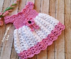 Aprende a tejer precioso vestido de crochet