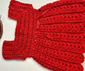 Como tejer lindo vestido para niña a crochet