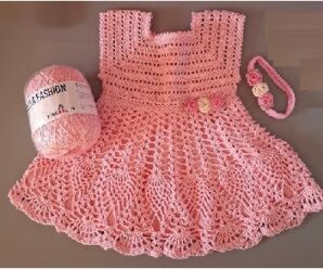 Aprende a tejer precioso vestido de crochet
