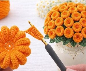 Aprende a tejer lindas flores en crochet