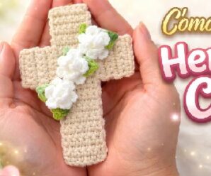 Como tejer hermosa cruz a crochet