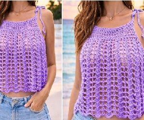 Como tejer blusa facil a crochet
