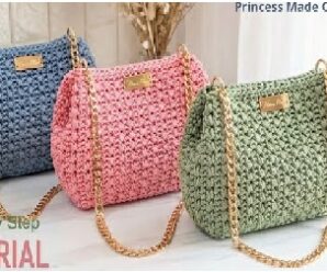 Aprende a tejer lindo bolso en crochet