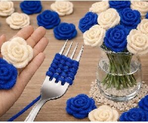 Aprende a tejer preciosa flor en crochet
