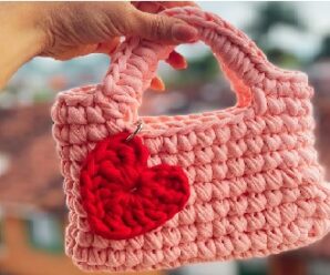 Aprende a tejer hermoso bolso de crochet