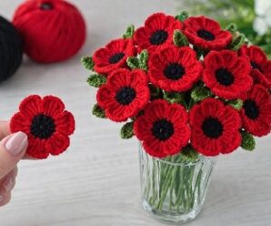 Aprende a tejer bellas flores en crochet
