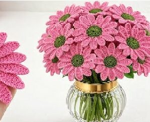 Aprende a tejer preciosas margaritas crochet