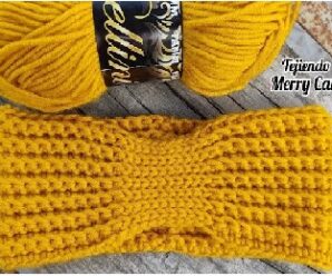 Como tejer bella diadema de crochet