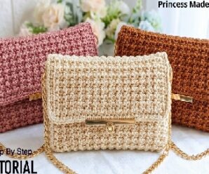 Aprende a tejer lindo bolsito crochet