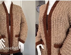 Aprende a tejer cardigan a crochet