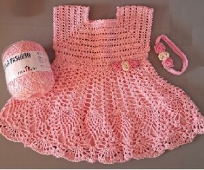 Tutorial para tejer hermoso vestido de niña