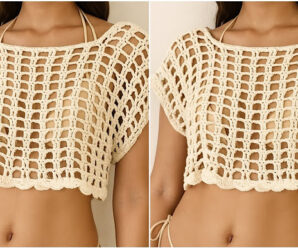Cropped Regata de Crochet