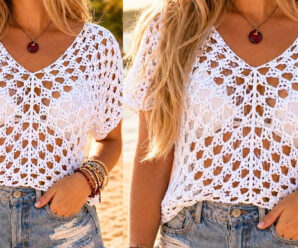 Blusa de crochet más fácil