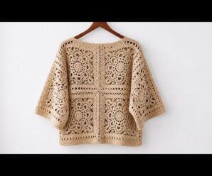 Tutorial detallado blusa a crochet
