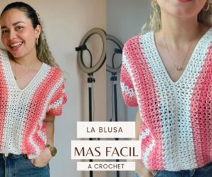 La blusa más fácil que vas a tejer