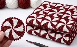 Tejido de manta a crochet